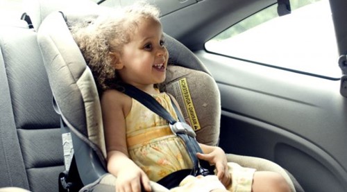 child in car seat publicdomain x